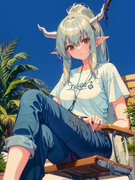 02986-1005915630-1girl,cowboy shot,shininghead,(((jeans,t-shirt))),sitting,chair,crossed legs, horns.png